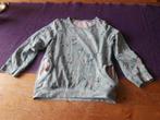 shirt groen met bloemetjes Hema maat 98, Meisje, Gebruikt, Ophalen of Verzenden, Shirt of Longsleeve