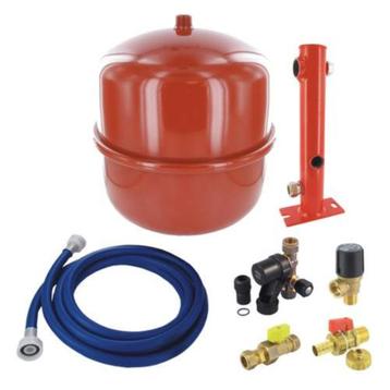 Ketel aansluitpakket Basis, rood, 18 liter, 0,5 bar ACTIE! beschikbaar voor biedingen