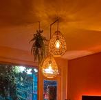 Bali-style rieten sfeerlampen, Huis en Inrichting, Lampen | Hanglampen, Ophalen, Minder dan 50 cm