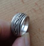 zilveren brede ring [1009], Sieraden, Tassen en Uiterlijk, Ringen, Verzenden, Dame, Zilver, Zilver