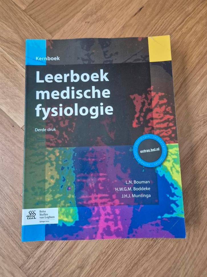 Leerboek Medische Fysiologie - Derde Druk, Boeken, Studieboeken en Cursussen, Zo goed als nieuw, HBO, Beta, Verzenden