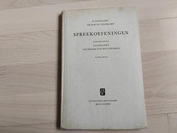 Boek Spreekoefeningen K. Veldkamp Logopedie beschikbaar voor biedingen