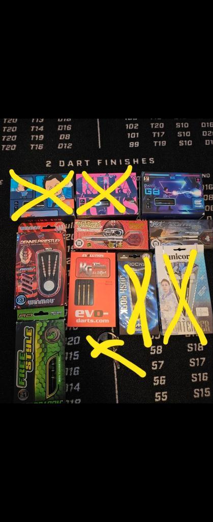 Te koop / ruil, Sport en Fitness, Darts, Pijlen, Ophalen of Verzenden