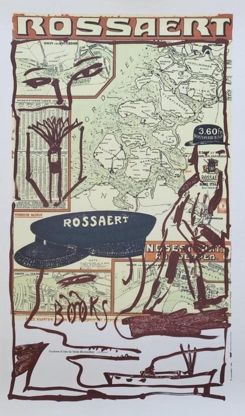 Pierre Alechinsky (1927- ) - Rossaert - Offset + catalogus, Antiek en Kunst, Kunst | Litho's en Zeefdrukken, Ophalen