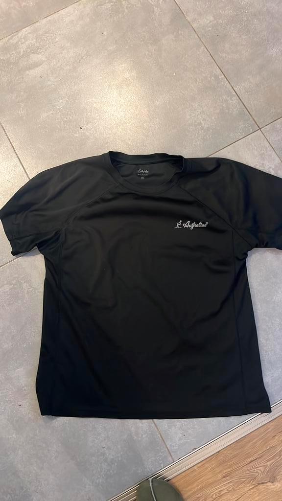 Australian sportshirt XL zwart, Kleding | Heren, Sportkleding, Zo goed als nieuw, Maat 56/58 (XL), Zwart, Ophalen of Verzenden