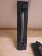 Twee stoere wandlampen - industrieel design, Huis en Inrichting, Ophalen, Zo goed als nieuw, Metaal