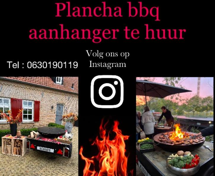 Plancha bbq aanhanger te huur, Diensten en Vakmensen, Verhuur | Overig