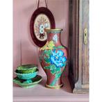 grote cloisonne vaas, Huis en Inrichting, Woonaccessoires | Vazen, Ophalen of Verzenden, Zo goed als nieuw, Minder dan 50 cm