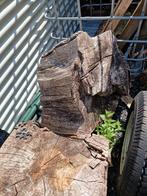 Twee houten blokken, Tuin en Terras, Haardhout, Minder dan 3 m³, Ophalen, Overige houtsoorten, Blokken