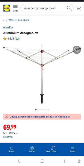Grote droogmolen beschikbaar voor biedingen