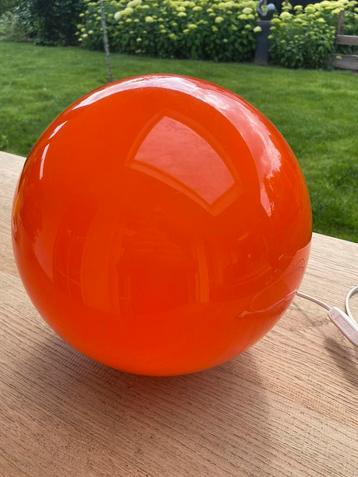 space age oranje bol lamp 'Mars' van Wofi Leuchten beschikbaar voor biedingen