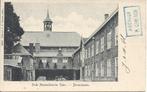 Uden (N.Br.) Oude Nonnen Klooster, Binnenplaats, gel. 1909, Verzamelen, Gelopen, Ophalen of Verzenden, Voor 1920, Noord-Brabant
