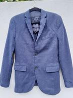 Mooi jeansblauw colbert wol - linnenmix mt 48, H&M, gevoerd, Ophalen of Verzenden, H&M, Gedragen, Maat 48/50 (M)