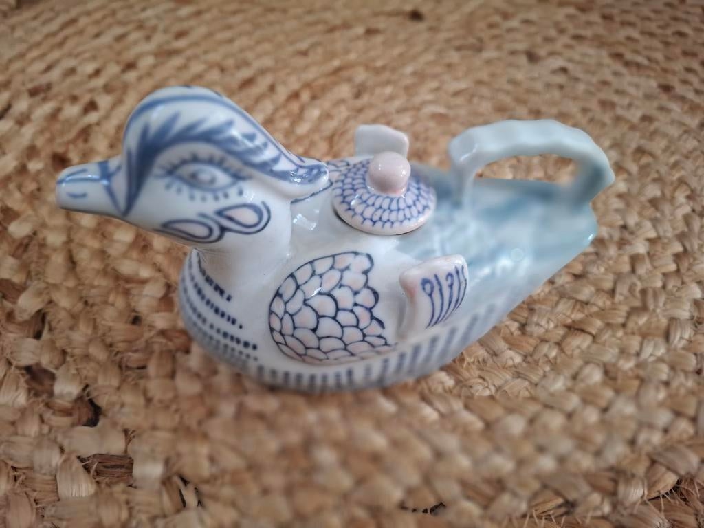 Vintage Chinees Eenden Theepotje, Ophalen of Verzenden