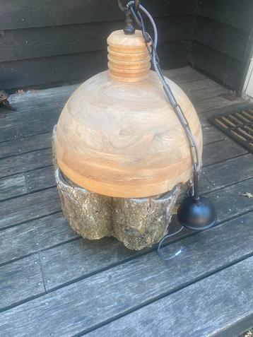 Hanglamp hout beschikbaar voor biedingen