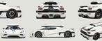 VMB Models Koenigsegg Agera Met Dakkoffer Forza 1:18 1/18, Hobby en Vrije tijd, Modelauto's | 1:18, Ophalen of Verzenden, Nieuw