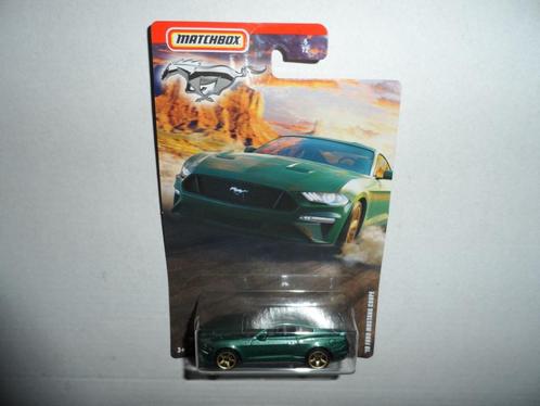 Matchbox - '19 Ford Mustang Coupe (groen) 1:64, Hobby en Vrije tijd, Modelauto's | Overige schalen, Nieuw, Auto, Ophalen of Verzenden