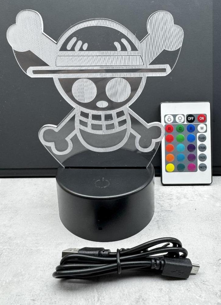 Anime LED Nachtlampje – Monkey D.Luffy (Nieuw), Verzamelen, Poppetjes en Figuurtjes, Nieuw, Ophalen of Verzenden
