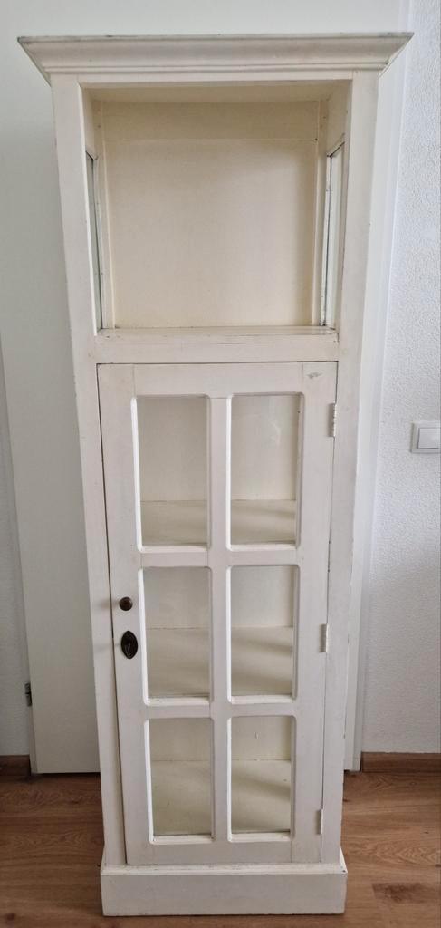 Mooie Indonesische vitrinekast, Huis en Inrichting, Kasten | Vitrinekasten, Gebruikt, 150 tot 200 cm, 25 tot 50 cm, Ophalen