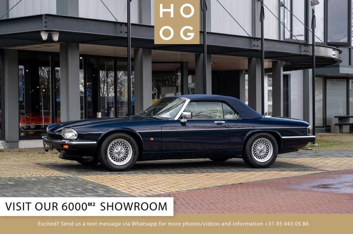 Jaguar XJ-S 5.3 V12 Convertible (bj 1991, automaat), Auto's, Oldtimers, Bedrijf, Te koop, Lederen bekleding, Open dak, Jaguar