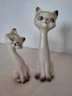 Porseleinen Siamese katjes, vintage, Ophalen of Verzenden, Gebruikt