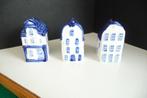 3 DELFT BLAUWE GRACHTEN HUISJE KAN JE OOK OPHANGEN, Verzenden, Zo goed als nieuw, Overige typen
