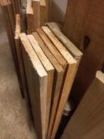 Hardhouten plankjes ruw 105x14x1,4 cm, Doe-het-zelf en Verbouw, Hout en Planken, Ophalen, Minder dan 25 mm, Zo goed als nieuw