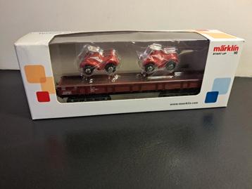 Marklin HO 44735 niederbordwagen  "Bobby Car" Nieuw in OVP beschikbaar voor biedingen