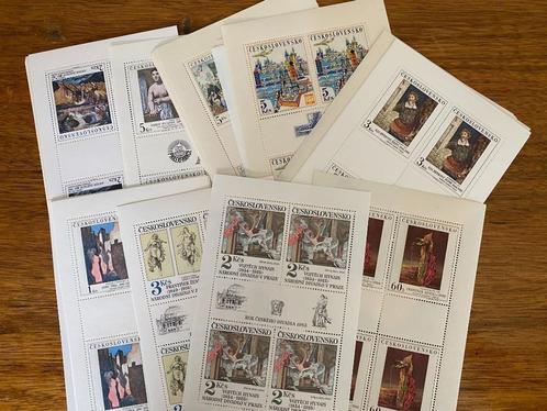 CZECHOSLOWAKIJE Top partij ruim 125 postfrisse blokken, Postzegels en Munten, Postzegels | Volle albums en Verzamelingen, Buitenland