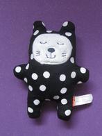 HEMA Knuffel POES. ZWART - WIT GESTIPPELD **Nieuw**, Ophalen of Verzenden, Nieuw, Poes