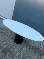 180 x 100 cm ovale keramiek marmer eettafel, Huis en Inrichting, Tafels | Eettafels, Ophalen, 100 tot 150 cm, Zo goed als nieuw