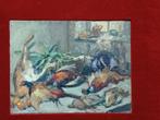 Stilleven olie op paneel - Oswald Poreau (1877-1955), Antiek en Kunst, Ophalen