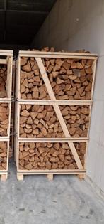 AANBIEDING 1,8 rm krat ovengedroogd eikenhout - haardhout, 6 m³ of meer, Ophalen of Verzenden, Blokken