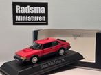 Saab 900 Turbo 16V - Rood - 1:43 Norev, Hobby en Vrije tijd, Auto, Nieuw, Norev, Ophalen of Verzenden