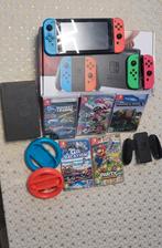 Nieuwe switch  met 6 speletje en een kartje cd, Spelcomputers en Games, Ophalen of Verzenden, Zo goed als nieuw, Switch Original