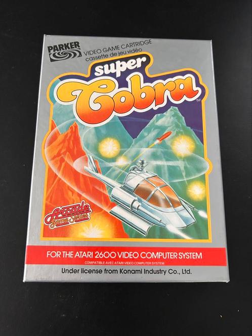 Atari 2600 Super Cobra in doos, Spelcomputers en Games, Games | Atari, Gebruikt, Atari 2600, 2 spelers, Vanaf 3 jaar, Ophalen of Verzenden