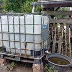 1000 litervat, Ophalen, Kunststof, Gebruikt, Met kraantje