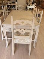 Prachtige landelijk Ceresu eettafel met 6 stoelen, 5664HM, 200 cm of meer, Rechthoekig, Info@mandysmaison.nl