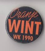 Voetbal Oranje Nederlands Elftal WK button, Verzamelen, Speldjes, Pins en Buttons, Gebruikt, Niet vindbaar, Niet vindbaar, Speldje of Pin