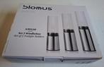 Set van 3 Blomus Amilio windlichten in doos, Overige materialen, Overige kleuren, Ophalen of Verzenden, Zo goed als nieuw
