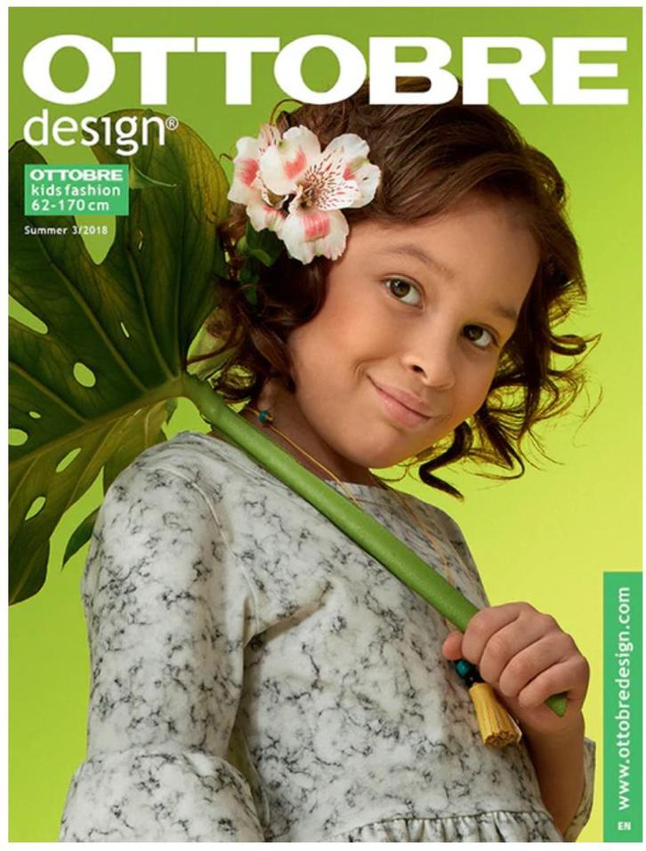 OTTOBRE KIDS - ZOMER - 3/2018, Hobby en Vrije tijd, Kledingpatronen, Zo goed als nieuw, Overige typen, Kind, Overige merken, Ophalen of Verzenden