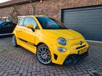 Fiat 500 Abarth 595 2018 suede zeer mooi nl kent 1ste eigena, Voorwielaandrijving, Parkeersensor, Zwart, 1010 kg