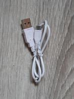 Verlengsnoer voor micro usb 50 cm wit, Ophalen of Verzenden, Nieuw, Snoer of kabel