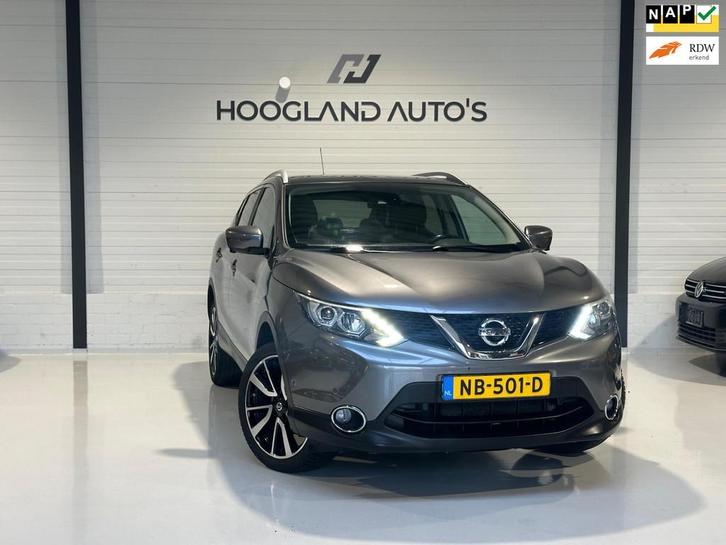 Nissan Qashqai 1.2 Tekna + Panoramadak, Trekhaak, 360 Camera, Auto's, Nissan, Bedrijf, Te koop, Qashqai, 360° camera, ABS, Achteruitrijcamera