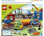 Lego Duplo rail road set (all parts) + 2 more sets, Ophalen of Verzenden, Gebruikt, Duplo