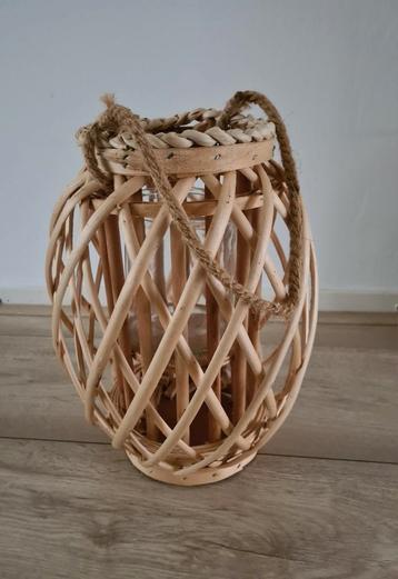 Groot landelijk windlicht 31 cm - Nieuw beschikbaar voor biedingen