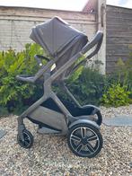 Nuna Demi Grow kinderwagen (Frost, 2023) + Joie autostoel, Gebruikt, Verstelbare duwstang, Ophalen, Kinderwagen