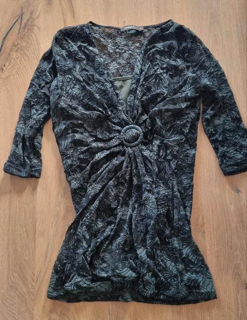 Sandwich top, als nieuw, maat M, Kleding | Dames, Blouses en Tunieken, Zo goed als nieuw, Maat 38/40 (M), Zwart, Ophalen of Verzenden