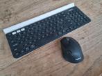 Set Logitech K780 Multi-device Bluetooth Keyboard + Mouse, Ophalen of Verzenden, Zo goed als nieuw