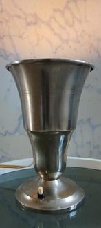 Vintage, jaren 50/60 tafellamp, trompetvorm, metaal, Jeka, Huis en Inrichting, Lampen | Tafellampen, Gebruikt, Vintage, Ophalen of Verzenden
